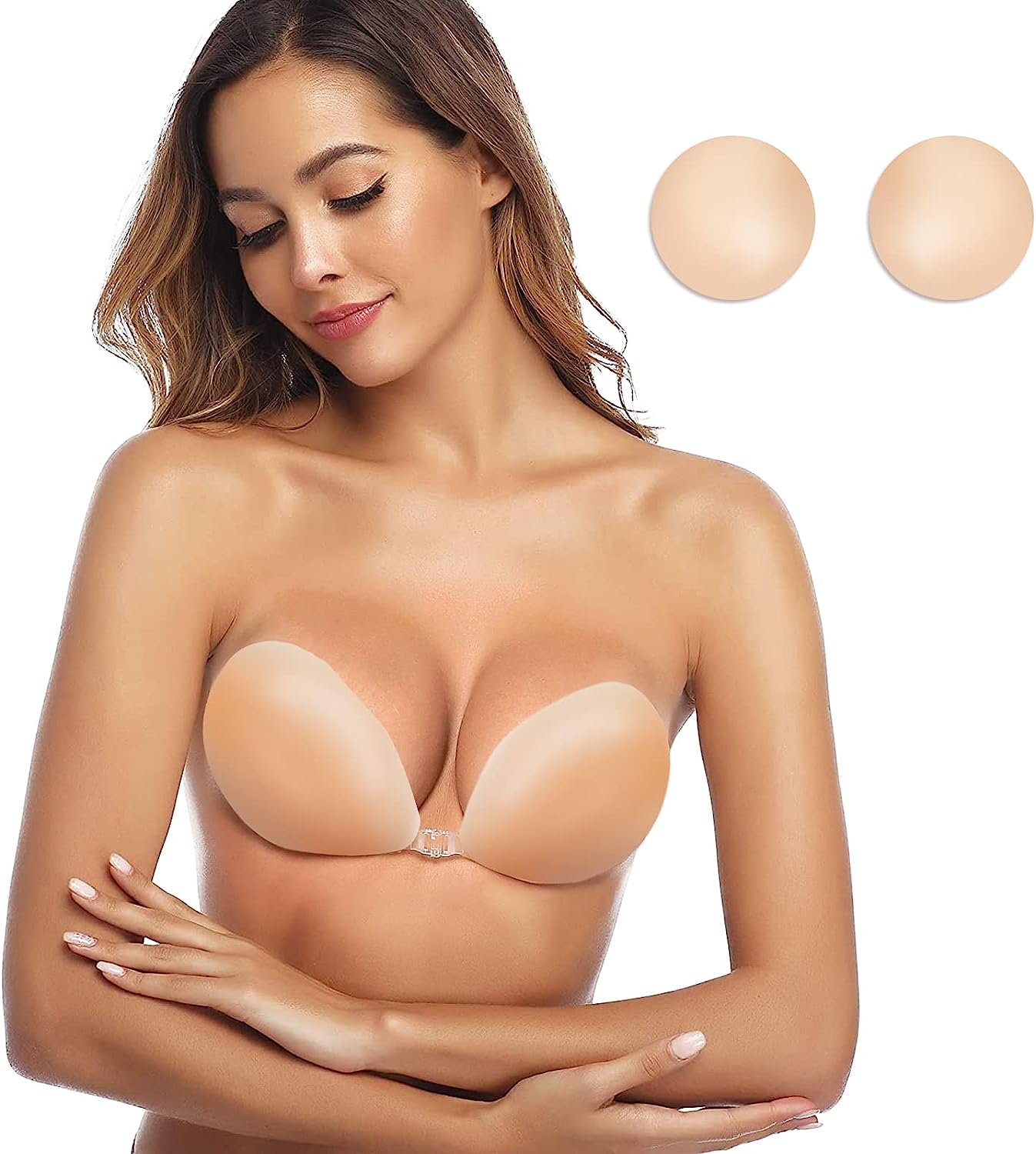 Women's Reusable Nipple Cover - Silicone Nipple Cover Bra Pad