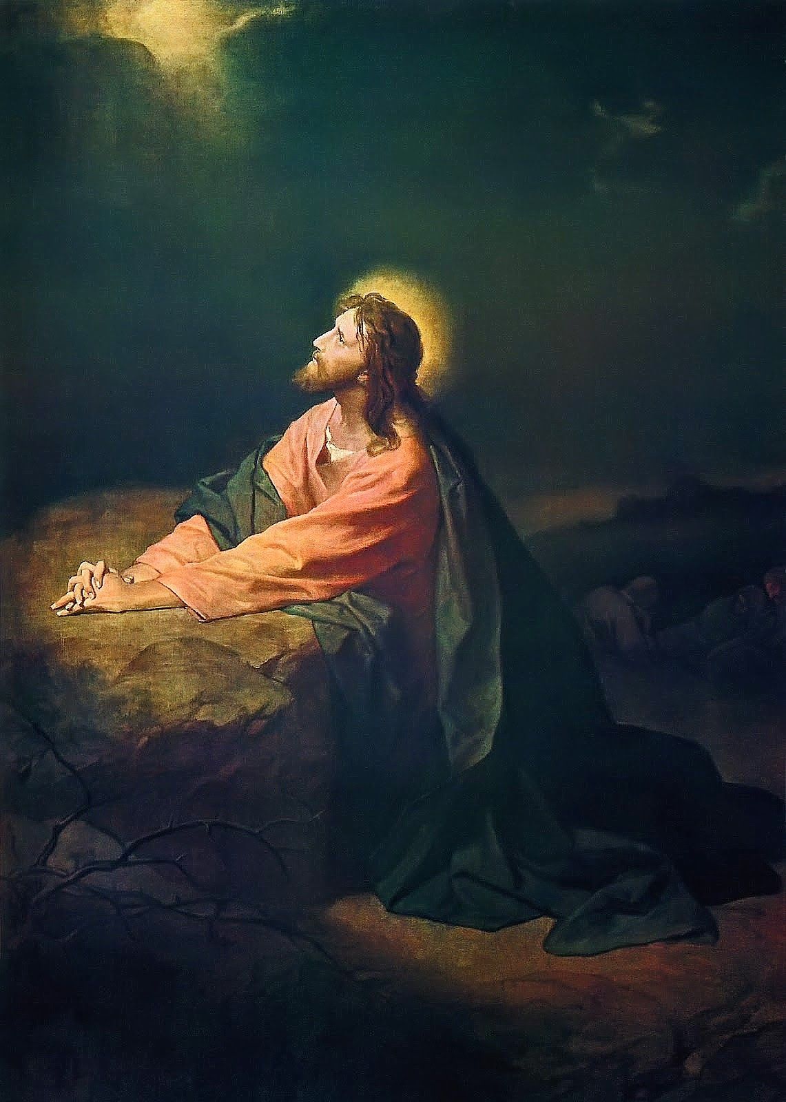 Agony in the Garden of Gethsemane (Oval)