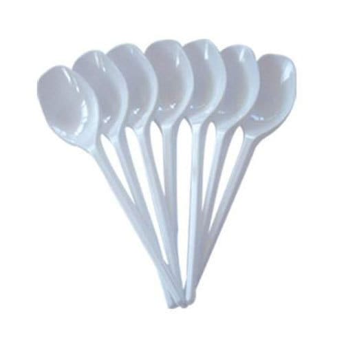 Disposable Plastic Spoons - Pack of 100