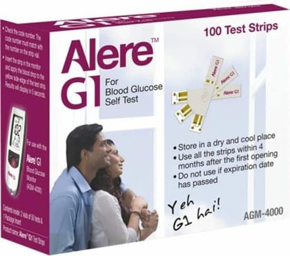 Alere G1 100 Glucometer Strips