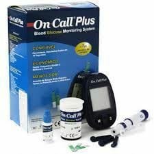 Oncall Plus Glucometer with 50 strips