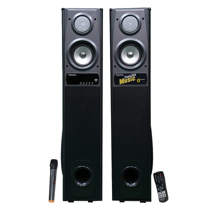 T-Series Blast 12500X Multimedia Tower Speakers System (Black) 80 W Bluetooth Tower Speaker (Black, 2.0 Channel) T-Series Blast 12500X Multimedia Tower Speakers System (Black) 80 W Bluetooth Tower Speaker (Black, 2.0 Channel)