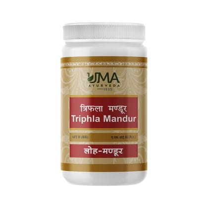 Uma Ayurveda Triphala Mandur 1000 Tab Useful in Digestive Health Antacid
