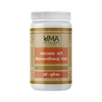 Uma Ayurveda Makardhwaj Vati 1000 Tab Useful in General Wellness Immunity Booster, Male Disorders, Sexual Health