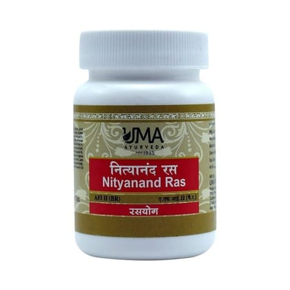 Uma Ayurveda Nityanand Ras 80 Tab Useful in Lifestyle Disorders filariasis