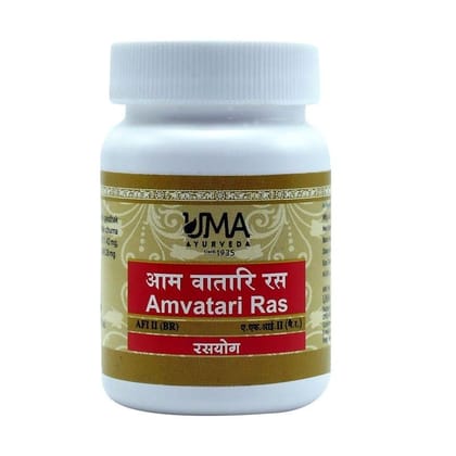 Uma Ayurveda Amvatari Ras 40 Tab Useful in Bone, Joint and Muscle Care Pain Relief