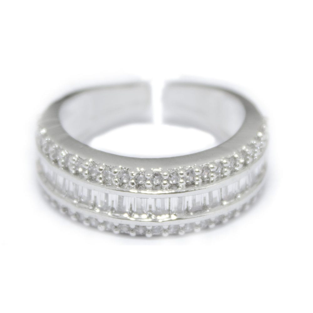 Finger ring | Finger ring for women and girls | Silver plated finger ring | Adjustable ring | Simple new design graceful ring