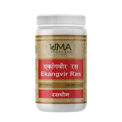 Uma Ayurveda Ekangvir Ras 1000 Tab Useful in Bone, Joint and Muscle Care Paralysis