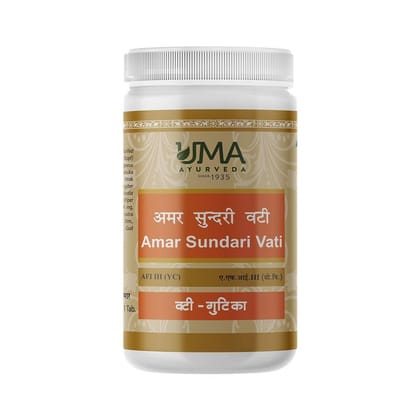 Uma Ayurveda Amar Sundari Vati 1000 Tab Useful in Respiratory Care Mental Wellness Products, Cough