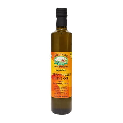 ELworld Agro & Organic Food Products Extra Virgin Olive Oil 500ml - Imported From Greece (Kalamata)