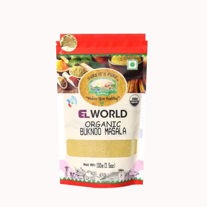 Elworld Agro & Organic Food Products Buknoo Masala- 100G (Pack of 5)