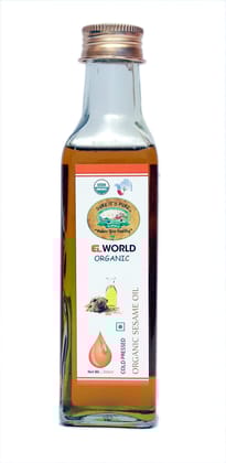 ELWORLD AGRO & ORGANIC FOOD PRODUCTS Sesame Oil 200ml (Pack of 3)