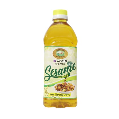 Elworld Agro & Organic Food Products Sesame/Til Oil (Cold Pressed)- 1Liter