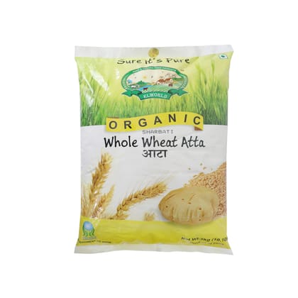 ELWORLD AGRO & ORGANIC FOOD PRODUCTS Sharbati Whole Wheat Chakki Atta/Flour Fresh, 5 Kg
