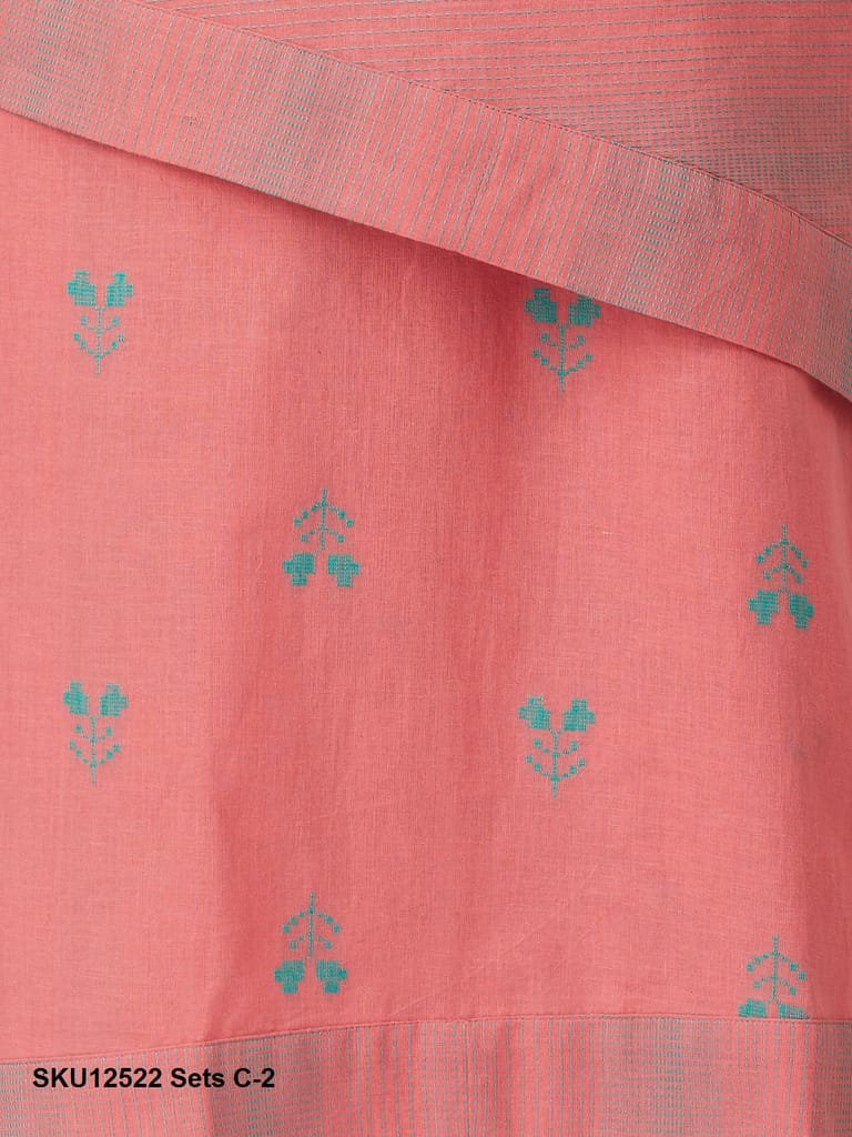 2 Layered Top in Weaved Fabric with Matching Bottom (12522)