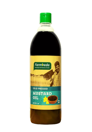 Cold Pressed Mustard Oil - Healthy, Flavorful & Aromatic, 1Ltr
