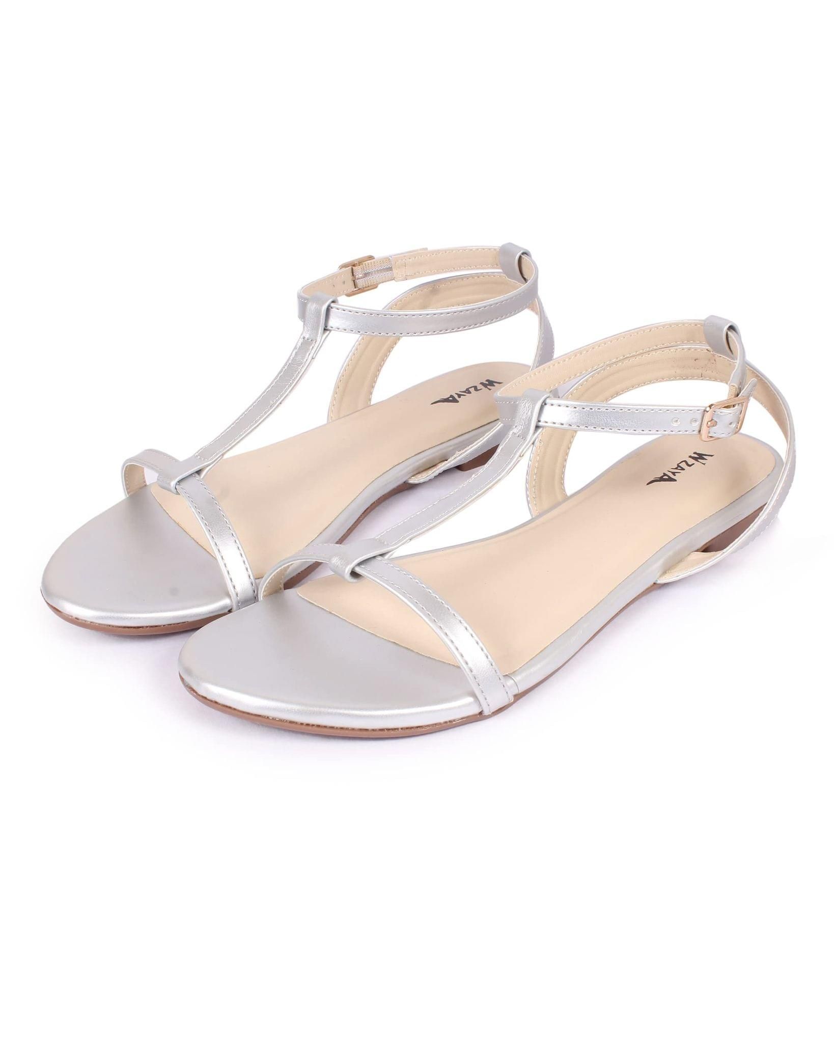 Fancy Flat Sandals K6639 - Klassy