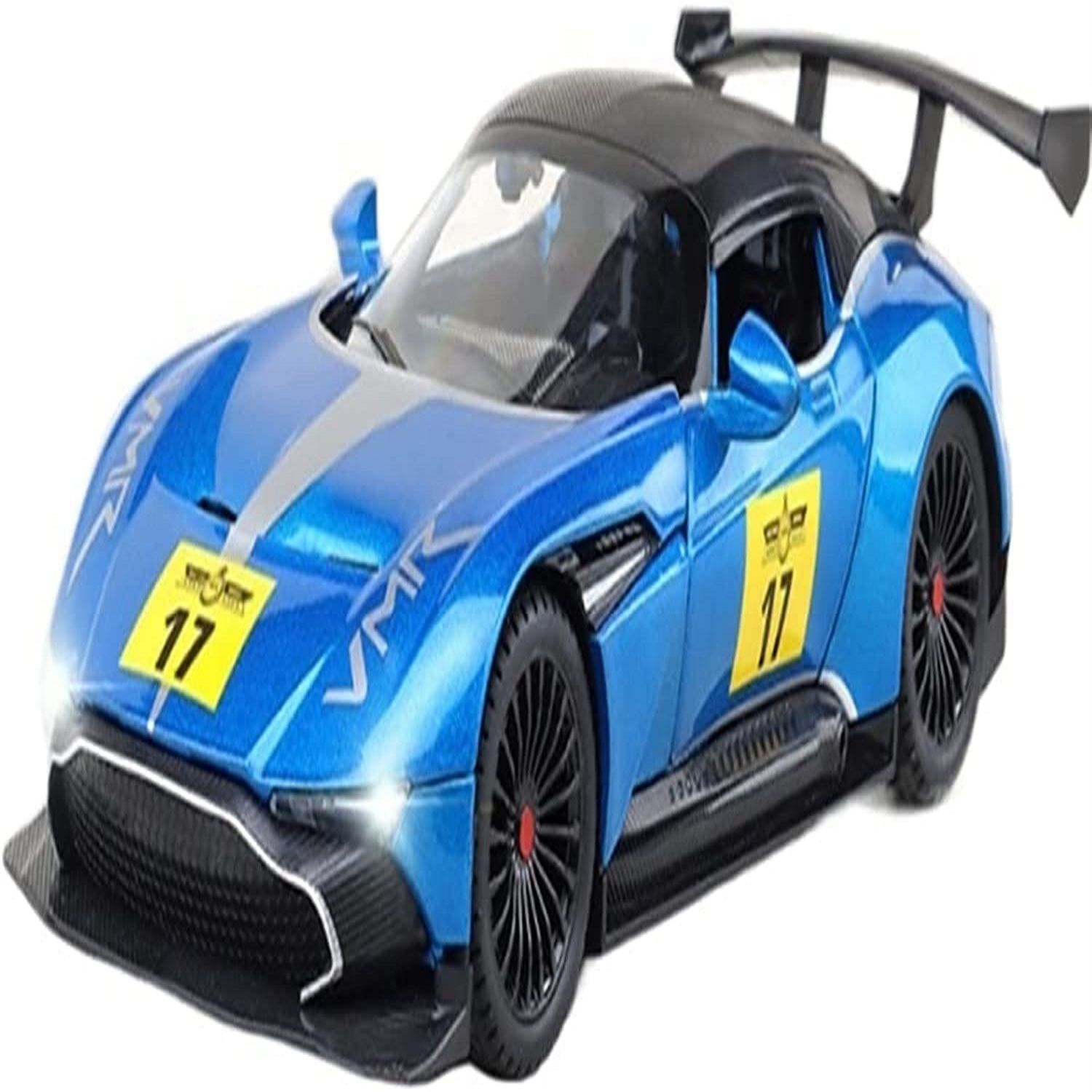 KTRS ENTERPRISE  Aston Martin 1:22 Die-Cast Metal Car with Sport car Openable Doors Light and Sound,Pull Back Function Indoor Outdoor Toy  Kids (Multicolor) (New Version)