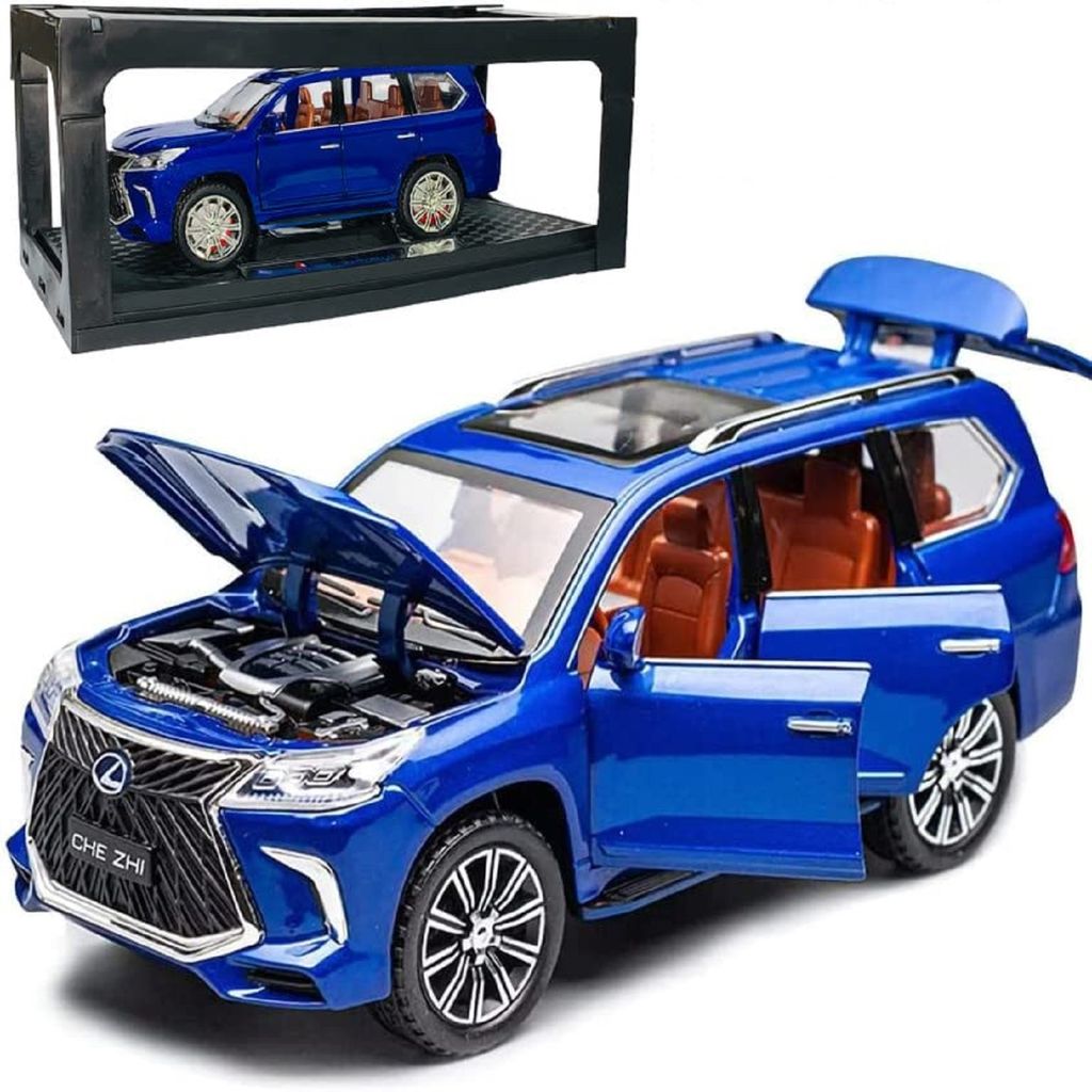 KTRS ENTERPRISE 1:24 Lexus 570 Off-Road in Luxury SUV Model Car, Zinc Alloy Pull Back Toy Car with Sound and Light for Kids Boy Girl - Toys and Games | Buy online on ZillyBuy