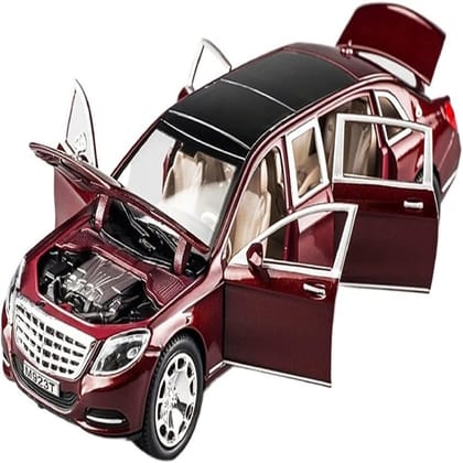 KTRS ENTERPRISE Benz Maybach 1: 24 S600 4 Wheel Drive Metal Car Pull Back with Openable Doors, Engine Cover, Tail with Front and Rear Light Music Great Gift for Boys and Girls Above Toys and Games (Merced Benz S 600) KTRS ENTERPRISE Benz Maybach 1: 24 S600 4 Wheel Drive Metal Car Pull Back with Openable Doors, Engine Cover, Tail with Front and Rear Light Music Great Gift for Boys and Girls Above Toys and Games (Merced Benz S 600)