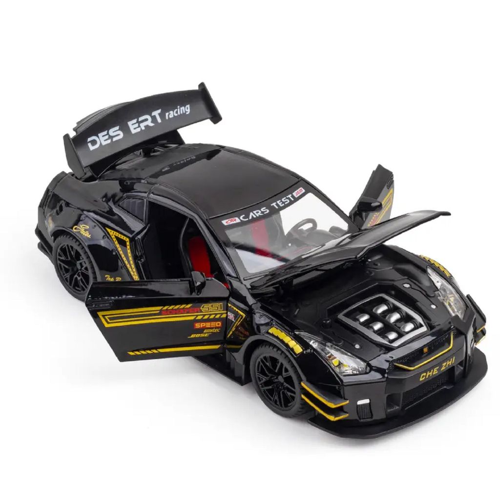 1:24 For Nissan GTR R35 Sports Car Alloy Model Car Kids Toys Car Diecasts Toy Vehicles Toy Cars Strong Pull-back Sound - Toys and Games | Buy online on ZillyBuy