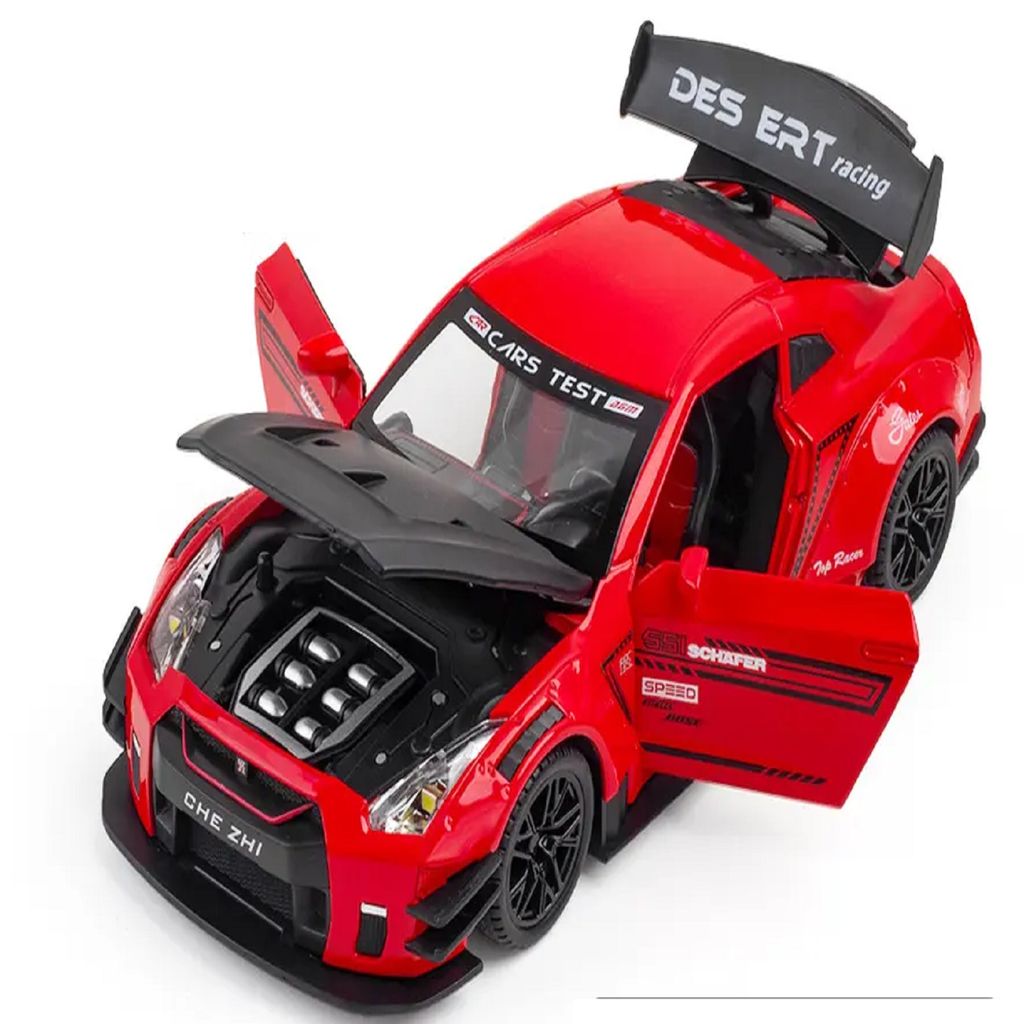 1:24 For Nissan GTR R35 Sports Car Alloy Model Car Kids Toy Car Diecasts & Toy Vehicles Toy Cars Strong Pull-back Sound - Toys and Games | Buy online on ZillyBuy
