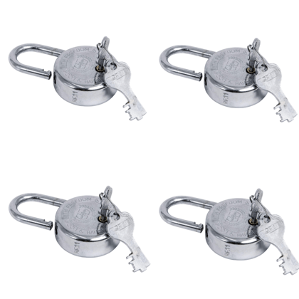 SHINI LIFESTYLE Keys Door Lock | Tala Chabhi | Key Pad Lock (dia- 40mm, 4pc)