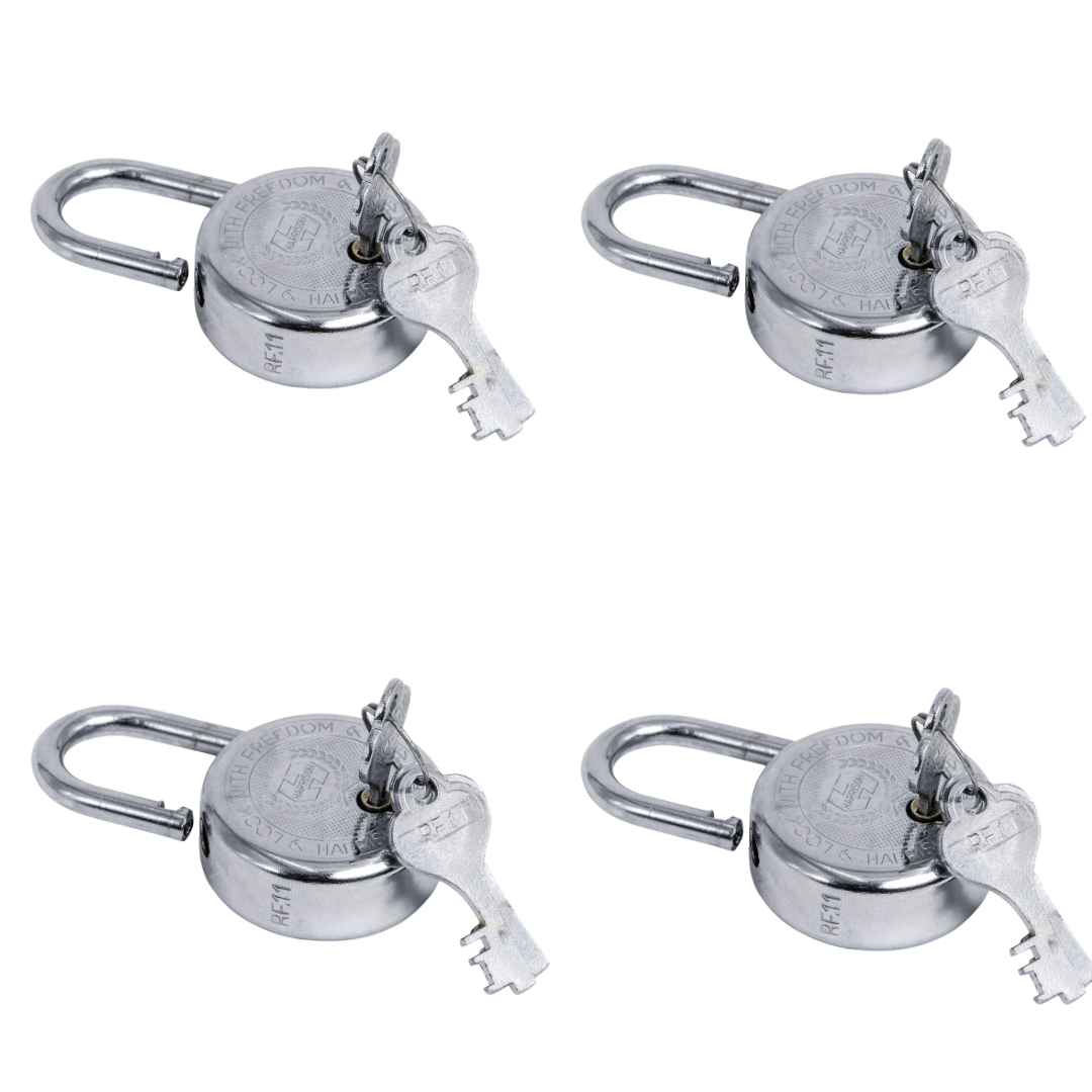 SHINI LIFESTYLE Keys Door Lock | Tala Chabhi | Key Pad Lock (dia- 65mm, 4pc)