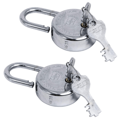 SHINI LIFESTYLE Keys Door Lock | Tala Chabhi | Key Pad Lock (dia- 75mm, 2pc)