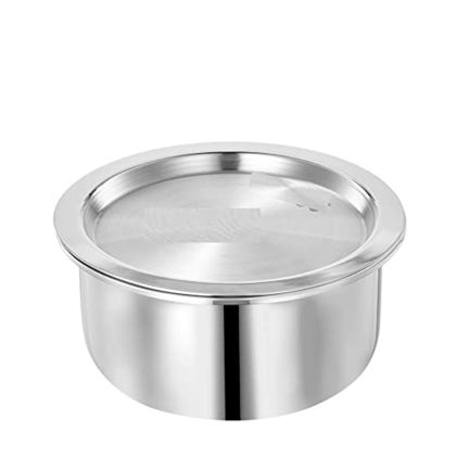 SHINI LIFETSYLE Aluminium Bhagona, Patila, Tope, Pateli, Tapeli, Cookware Tope Milk Pot 2.5L capacity
