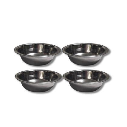 SHINI LIFESTYLE Katori, Vegetable Bowl, Dal Chawal Bowl, Katora, Stainless Steel Soup Bowl (Silver, Pack of 4) SHINI LIFESTYLE Katori, Vegetable Bowl, Dal Chawal Bowl, Katora, Stainless Steel Soup Bowl (Silver, Pack of 4)