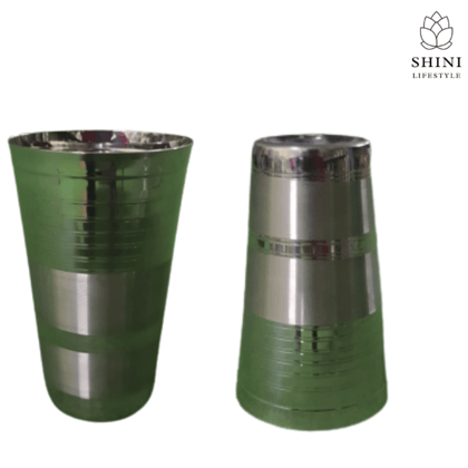 SHINI LIFESTYLE (Pack of 2) LASSI Glass, JAMBO RBT Glass Set Water/Juice Glass