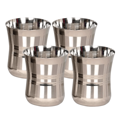SHINI LIFESTYLE (Pack of 6) LASSI Glass, JAMBO RBT, Curve Design, big glass Glass Set Water/Juice Glass