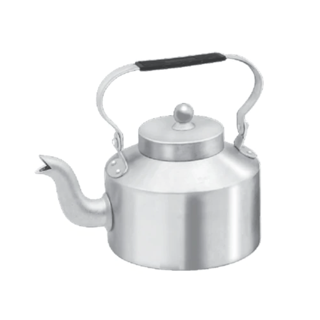 SHINI LIFESTYLE 1.2 L Tea Aluminium Tea Kettle/Hot Water Kettle 12 Cups, road side cutting chai tea kettle Carafe (Aluminium)