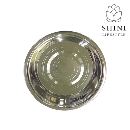 SHINI LIFESTYLE Stainless Steel Atta Parat, Mixing Bowl, steel Paraat