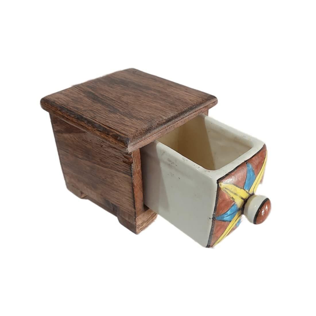 THE ALLCHEMY wooden handicraft spice and seasonings rack box