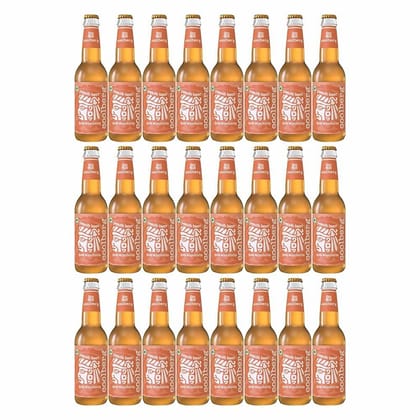 Coolberg Peach Non Alcoholic Beer 330ml Glass Bottle - Pack of 24 (330ml x 24)