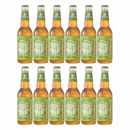 Coolberg Mint Non Alcoholic Beer 330ml Glass Bottle - Pack of 12 (330ml x 12)