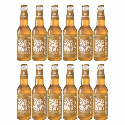 Coolberg Ginger Non Alcoholic Beer 330ml Glass Bottle - Pack of 12 (330ml x 12)