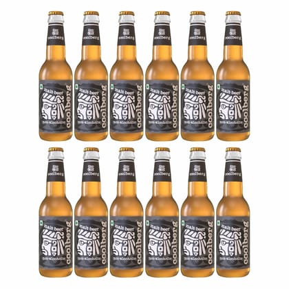 Coolberg Malt Non Alcoholic Beer 330ml Glass Bottle - Pack of 12 (330ml x 12)