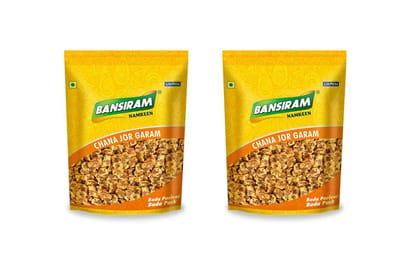 BANSI RAM Namkeen Chana Jor Garam (Pack of 2 X 400 g, 800 gm)