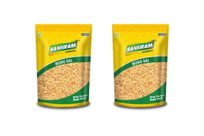 Bansiram Namkeen Mung Dal ( Pack of 2 X 350 g) - 700 g.