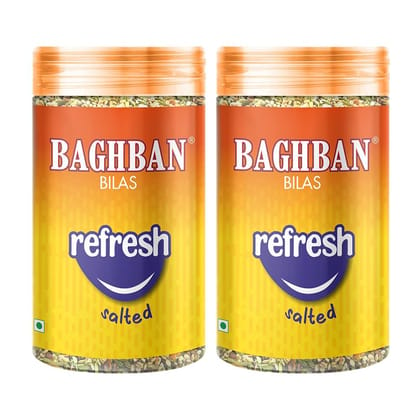 BAGHBAN BILAS Refresh Salted MUKHWAS (2 x 100 GM)