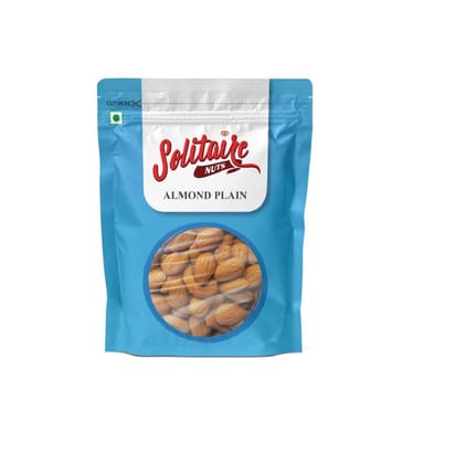 Solitaire - Almonds Plain - 100 gms.
