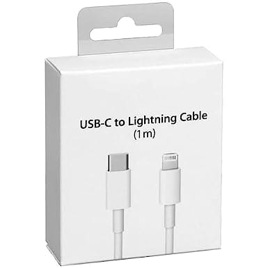 Apple USB C to Light Cable for Apple i Phone Fast Charging for iPhone, iPad, Air Pods, (White 1M) [ Pack of 1]