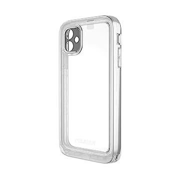 iPhone 11 Case, Marine Case - Military Grade Drop Tested – TPU, Polycarbonate, Liquid Silicon Protective Case for Apple iPhone 11 (Clear), C56040-001A-CLBC