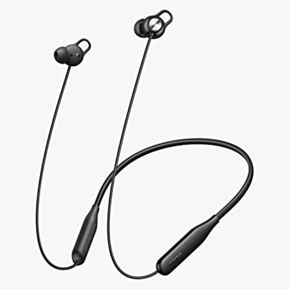 Oppo Enco M32 Bluetooth Wireless in Ear Earbuds with Mic,10 Mins Charge - 20Hrs Music Fast Charge, 28Hrs Battery Life,10mm Driver, IP55 Dust & Water Resistant (Black)