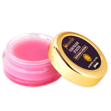 Fabessentials Plum Passion Lip Butter | infused with Shea Butter & Bees Wax | with 100% Edible Grade Flavour & No Artificial Fragrance | for Instant Light Weight Lip Moisturisation - 5 gm