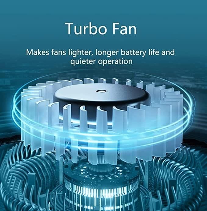 Portable Rechargeable Neck Fan | Better Then Table or Hand Fans | USB Charging Battery Fan | Smart Mini Hand Free 3 High Speed Fan | 360? Cooling Low Noise Hanging Neck Fans (Black)