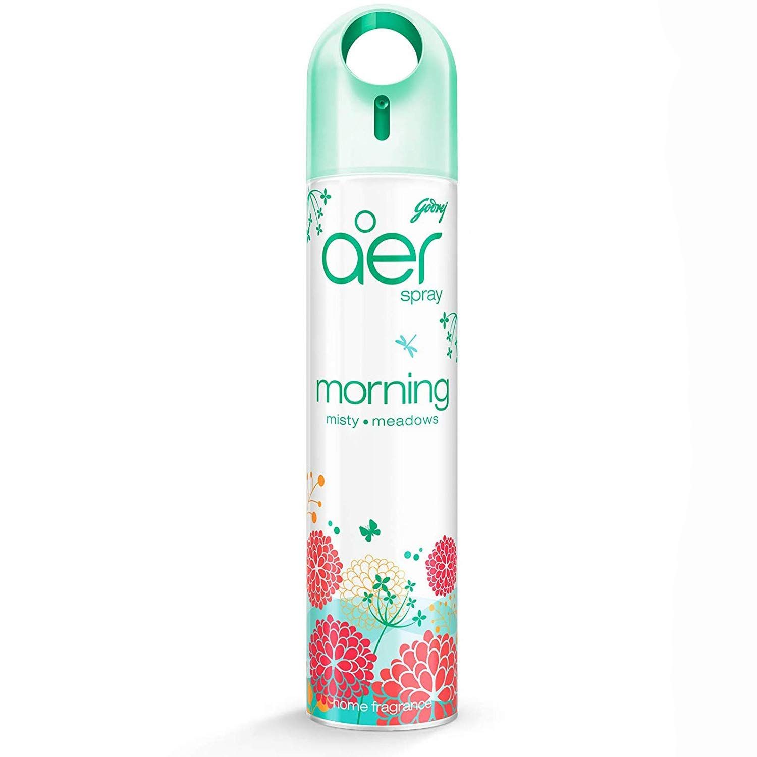 Godrej aer Spray | Room Freshener for Home & Office - Morning Misty Meadows (220 ml) | Long-Lasting Fragrance
